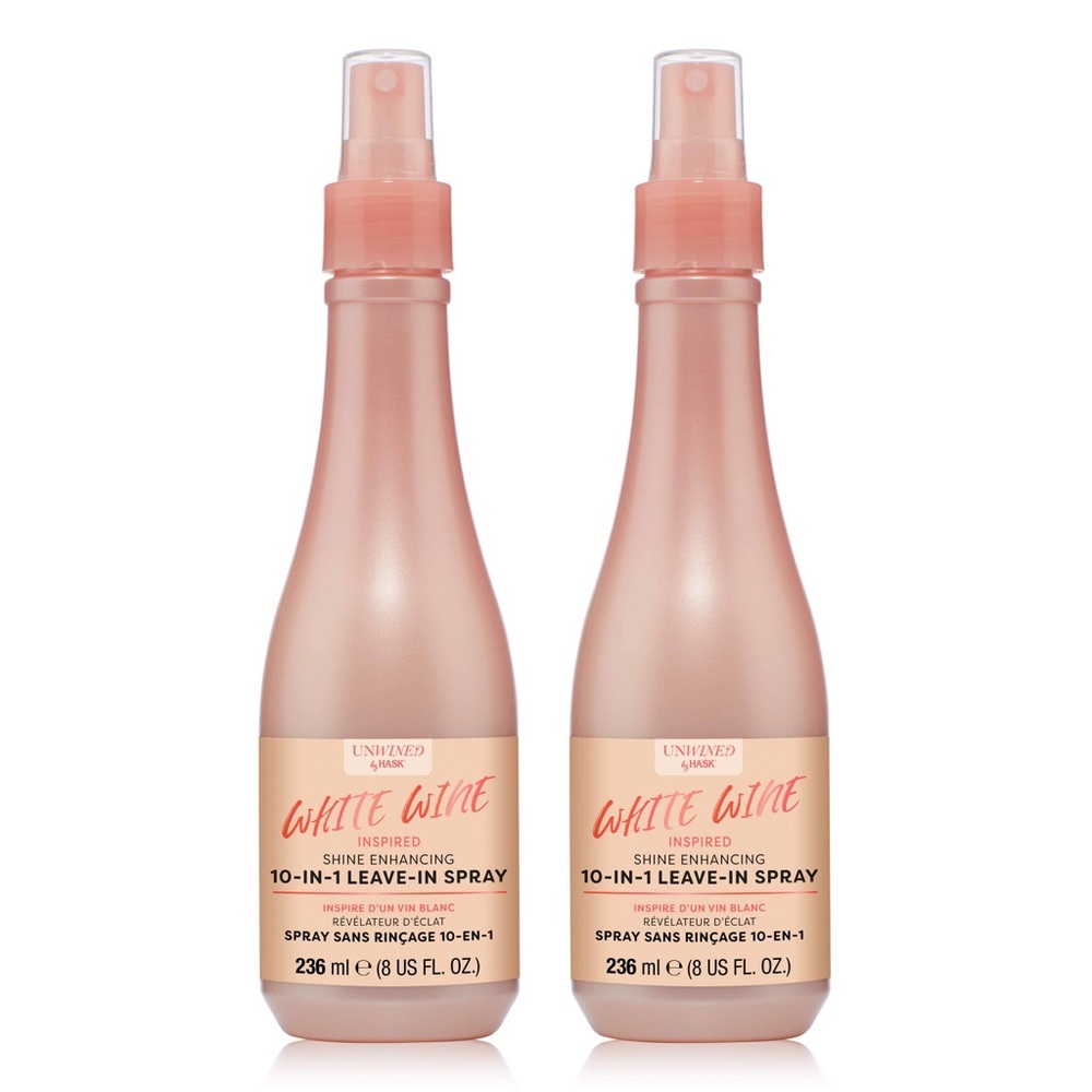 Unwined by hask shine enhancing 10-IN-1 leave in spray (2pack)